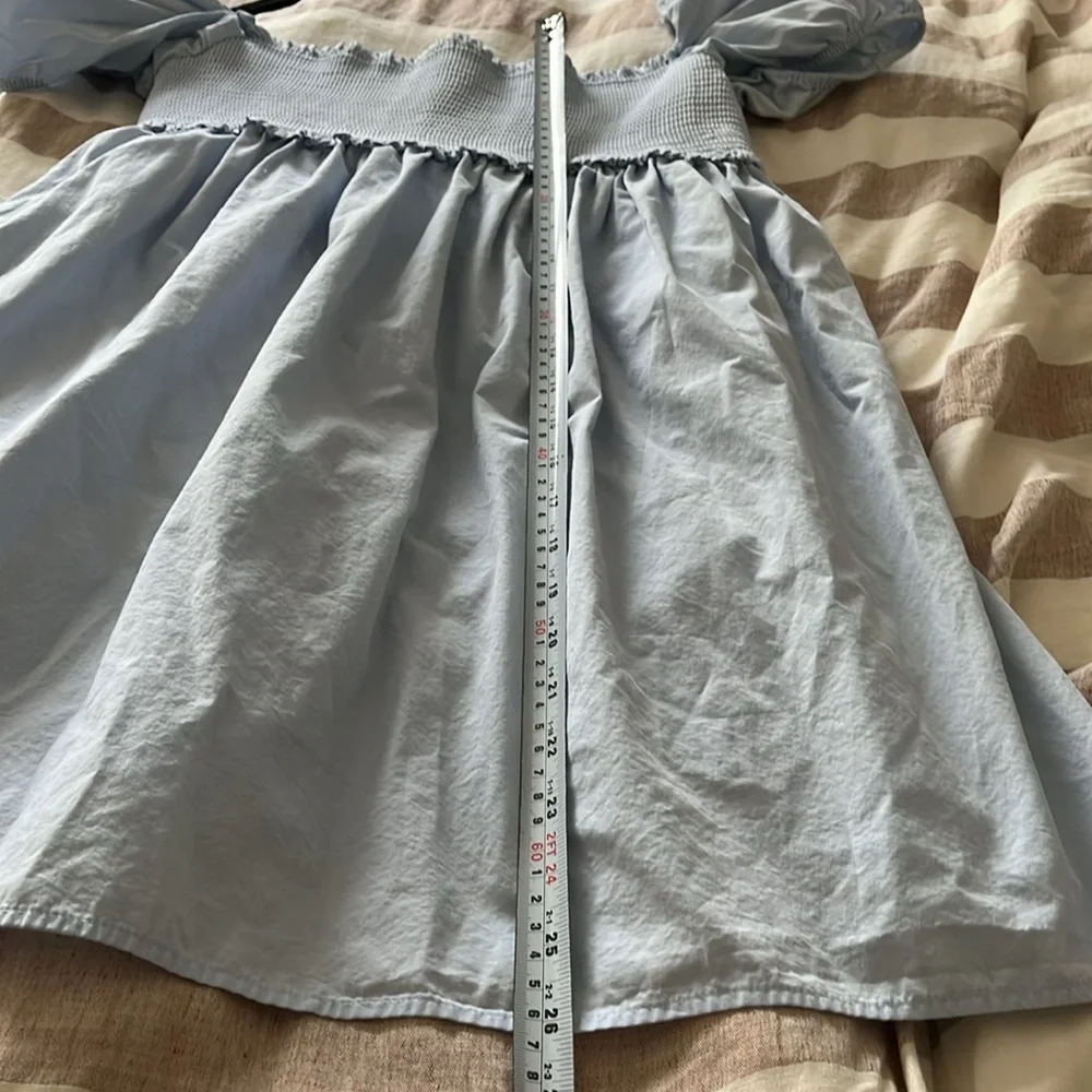 Aritzia Sunday Best Sun
Deh Hadley Babydoll Poplin
Mini Dress Blue Size medium - Picture 9 of 11